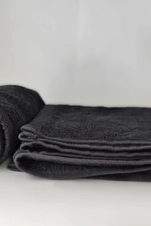 Black Hand Towels